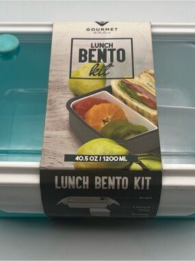 Teal Lunch Bento Kit - 1200ml